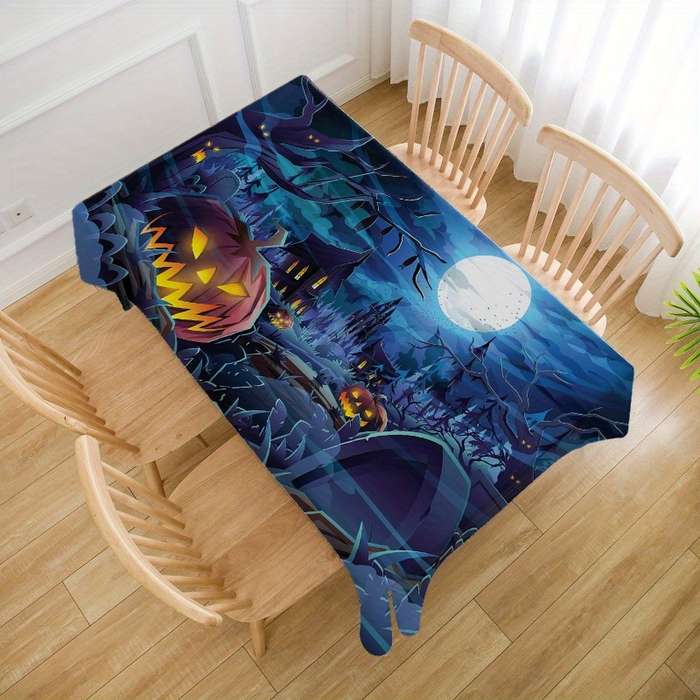 Halloween tablecloth decoration size 90x140cm or 35.4x55.1inch