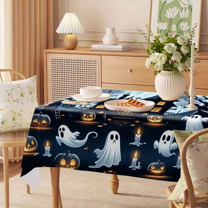 Halloween tablecloth decoration size 140cm x 140cm