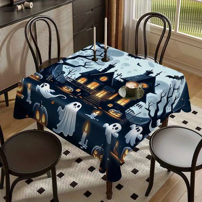 Halloween tablecloth decoration size 140cm x 140cm