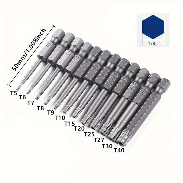 Screwdriver Bit Tool Set Quantity 12 Pieces