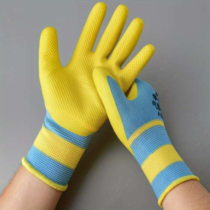 Work Gloves Color 2Pairs