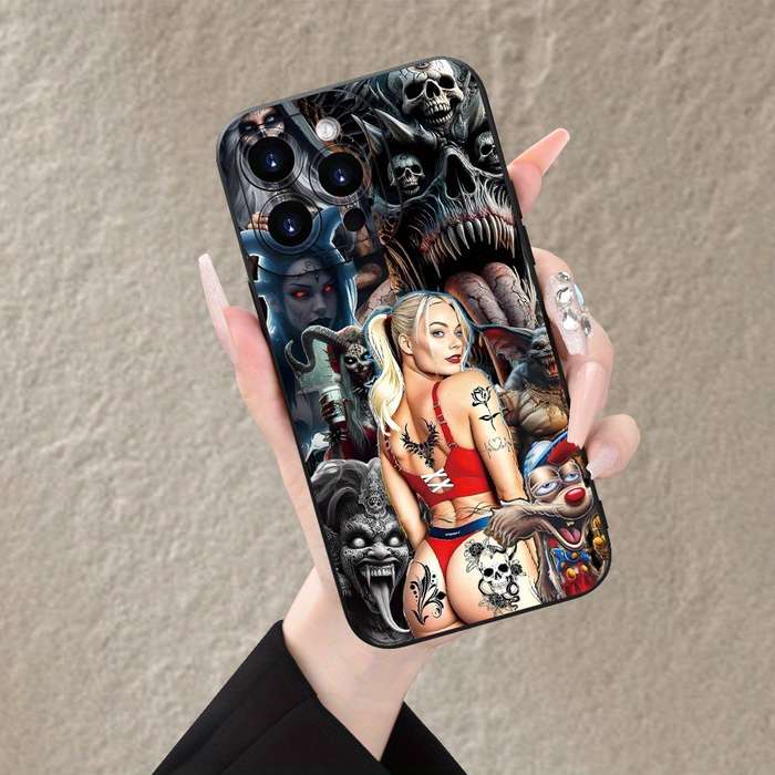 1Pc Black For iPhone Se Phone Case Phone Cover