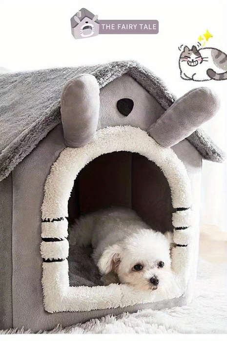 Pet supplies color Grey size 39x 32x 34cm  suitable For Within 7 Catties