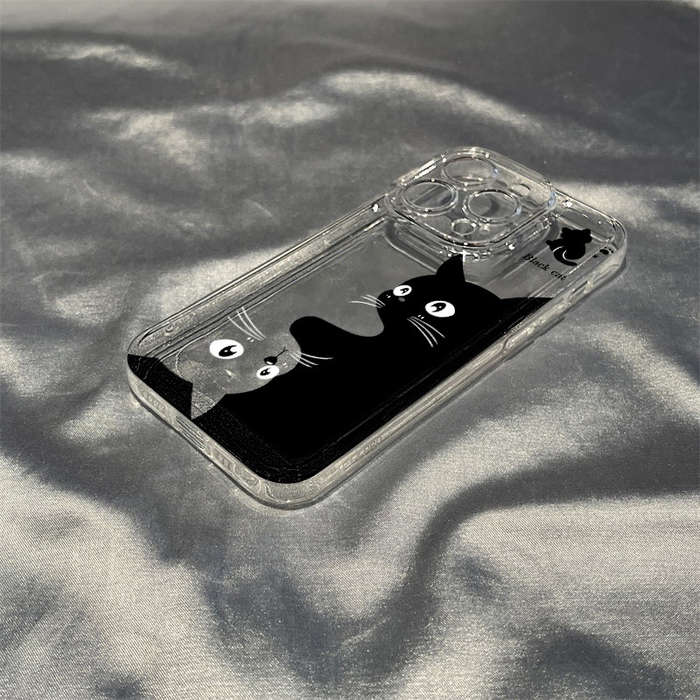 1Pc Black For iPhone 13 Phone Case Phone Cover
