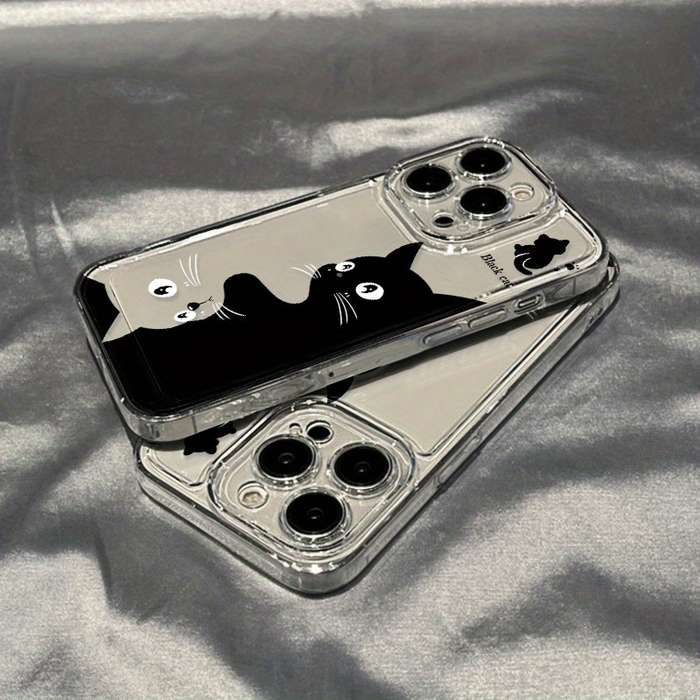 1Pc Black For iPhone 13 Phone Case Phone Cover