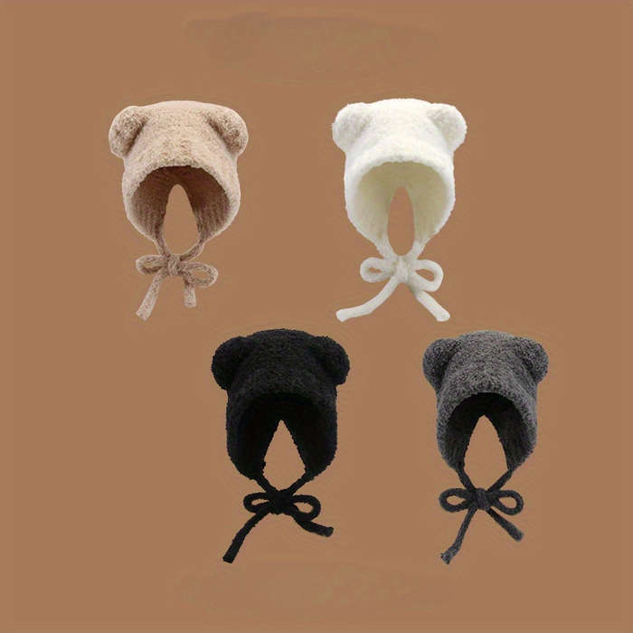 Winter Hat Color White Quantity 1Pc