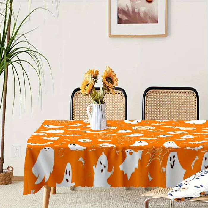 Halloween tablecloth decoration size  180cm x 180cm or round