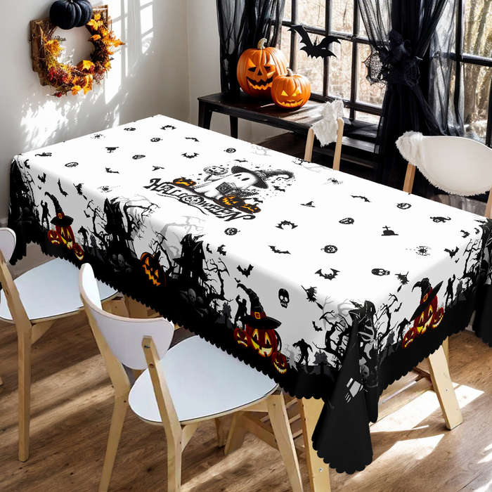 Halloween tablecloth decoration size 60x102in or 152x260cm Rectangle