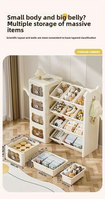 Storage And Organizationsize G0336S Quantity Bear Storage Cabinet Four Layers
