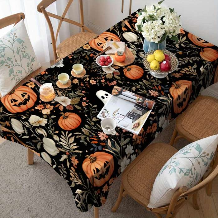Halloween tablecloth decoration size 180 x 140CM