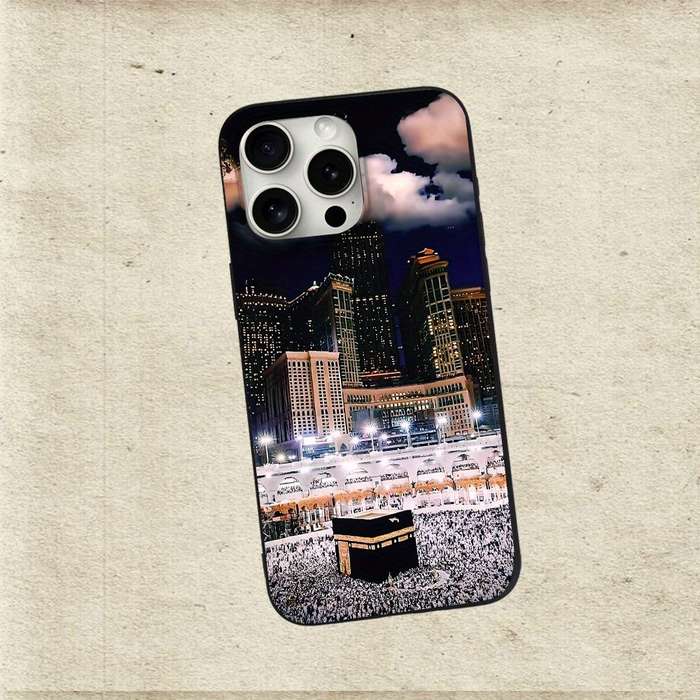 1Pc Black For iPhone 16 Plus Stylish Design Phone Case