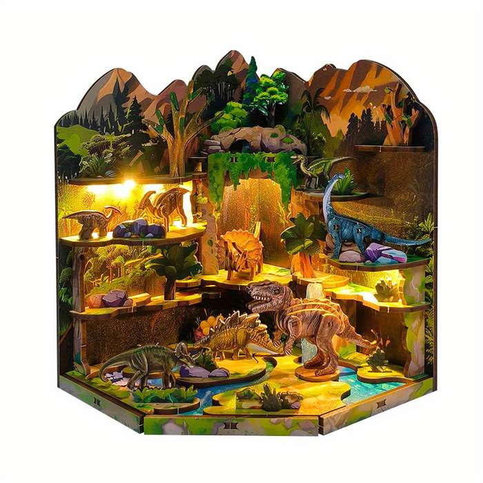Building Toy Architectural Model Toy Set Style Forest Dragon Secret Realm