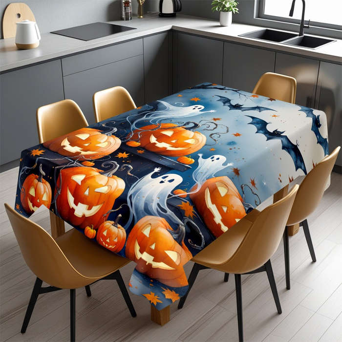 Halloween tablecloth decoration size 140 x 180cm or 55.12 x 70.87inch