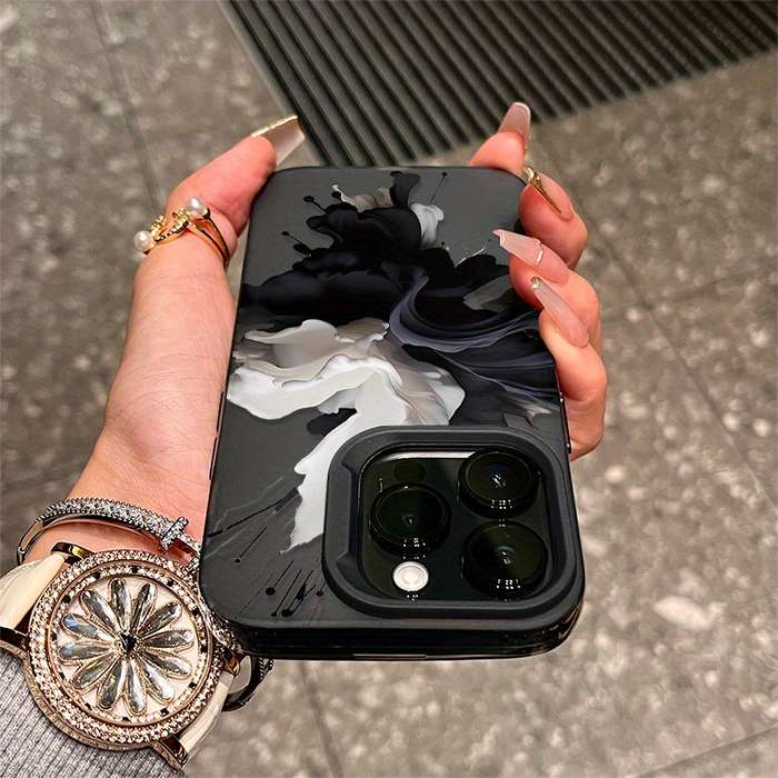 1Pc Transparent White For iPhone 16 Plus Phone Case Phone Cover