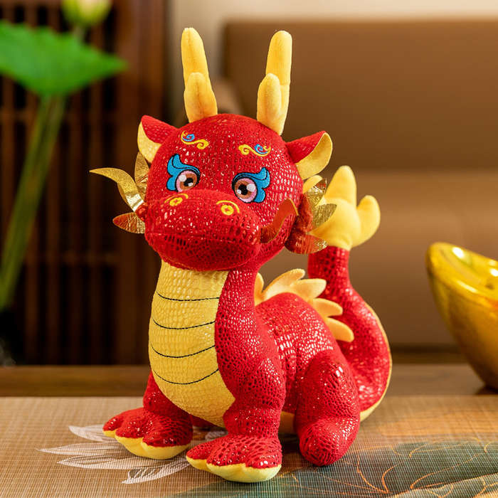 Toy Dolls Items satin dragon 28cm