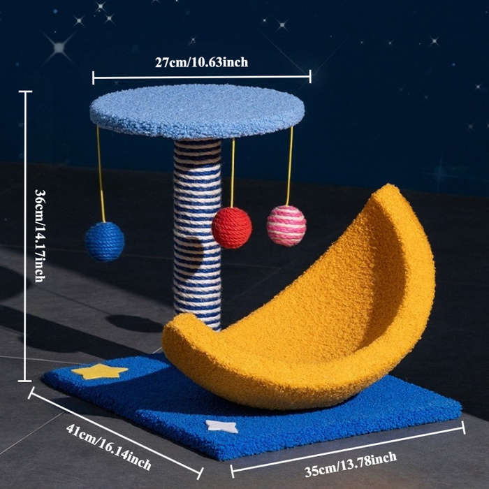 Pet supplies color L size Moon