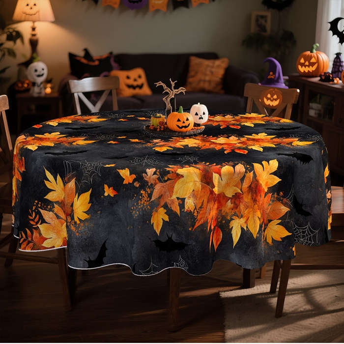 Halloween tablecloth decoration size Round 177.8177.8cm