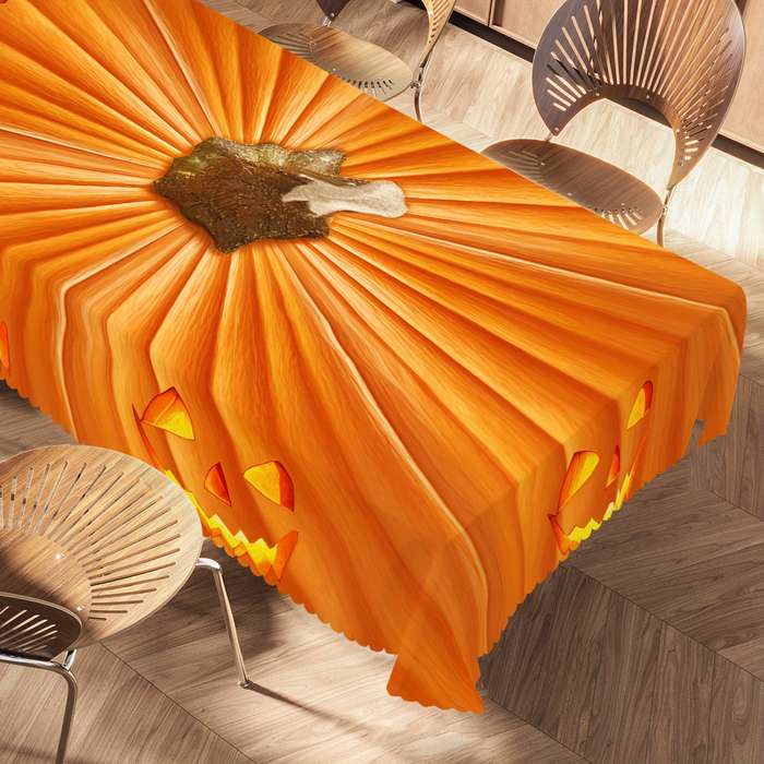 Halloween tablecloth decoration size Square 60x60in or 150x150cm