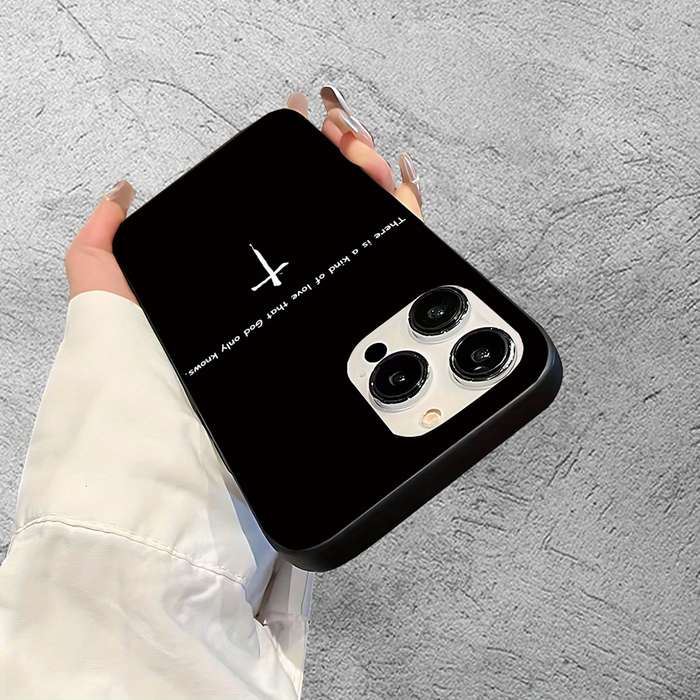 1Pc Black For iPhone 7 8 Se2 Se3 Phone Case Phone Cover