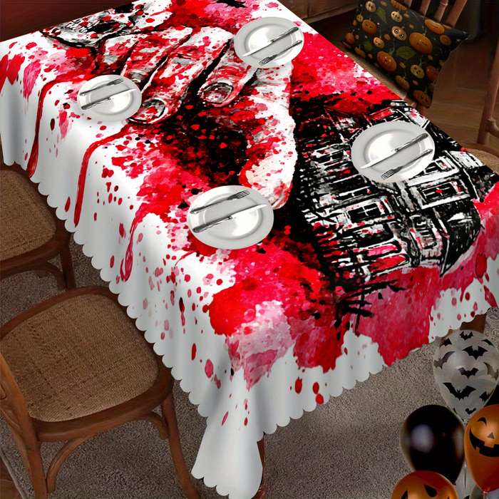 Halloween tablecloth decoration size 60inch x 60inch 152cm x 152cm or round