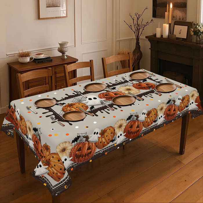 Halloween tablecloth decoration size Round 70in 180cm