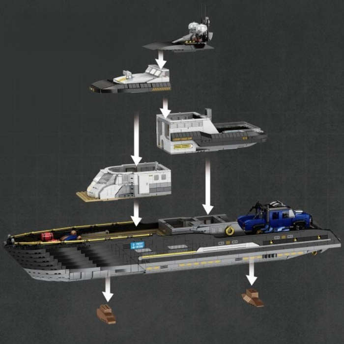 3D Jigsaw Puzzle Model Ship