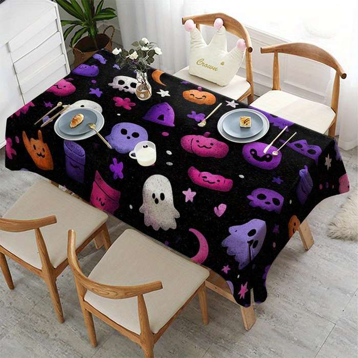 Halloween tablecloth decoration size 140x220cm or 55x86inch1