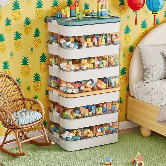 Storage And Organizationcolor Reliable Honey Yellow_Three Layers