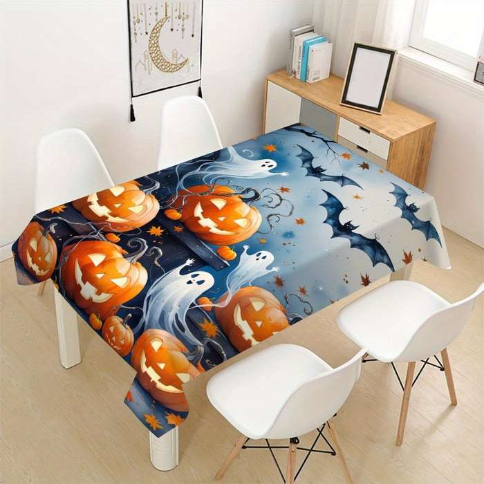 Halloween tablecloth decoration size 140 x 180cm or 55.12 x 70.87inch