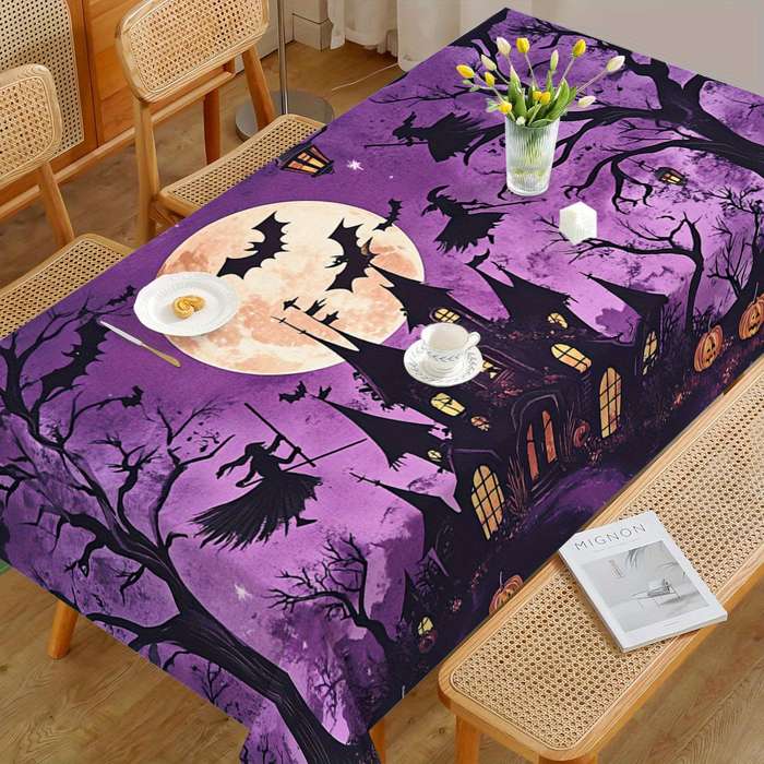 Halloween tablecloth decoration size 180 x 140CM