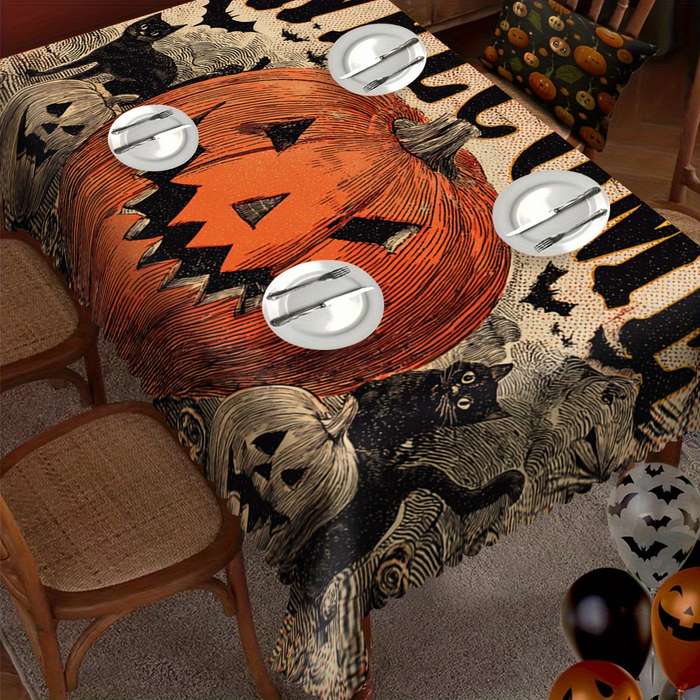 Halloween tablecloth decoration size 60inch x 60inch 152cm x 152cm or round