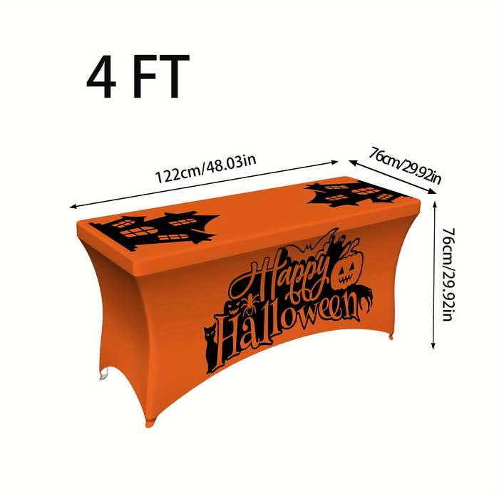 Halloween tablecloth decoration size 4FT
