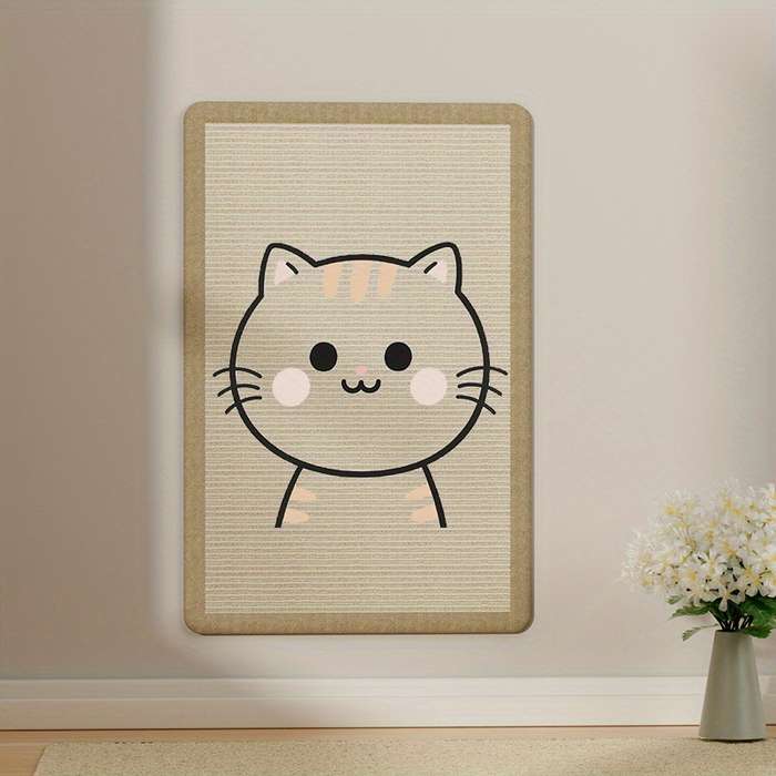 Pet Supplies Color Jute Cat Scratching Board    Minimalist Duckling Size 20 X 40Cm