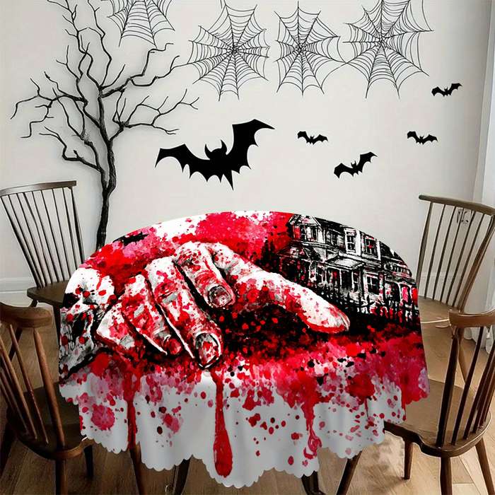 Halloween tablecloth decoration size 60inch x 60inch 152cm x 152cm or round