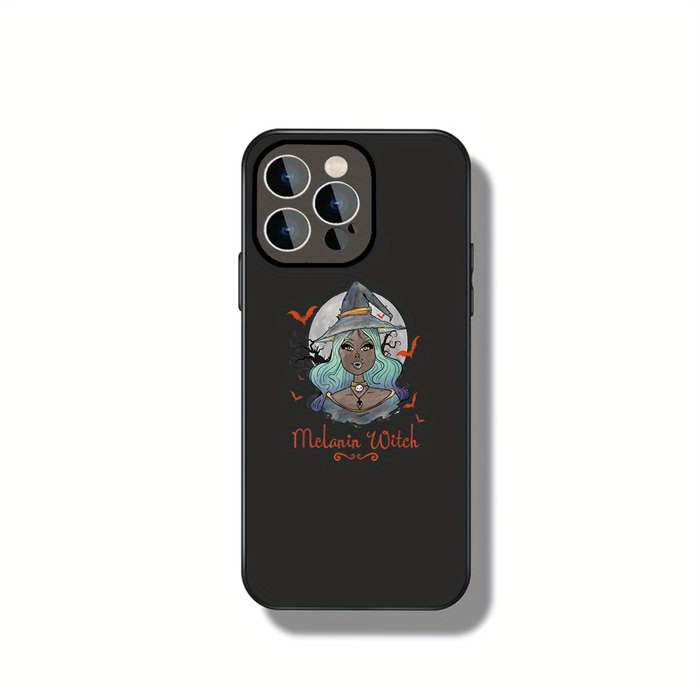 1Pc Black For iPhone 13 Pro Max Melanin Witch Phone Case