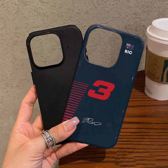 1Pc Mixed Color For iPhone 12 Pro Daniel Ricciardo F1 NO 3 Phone Case