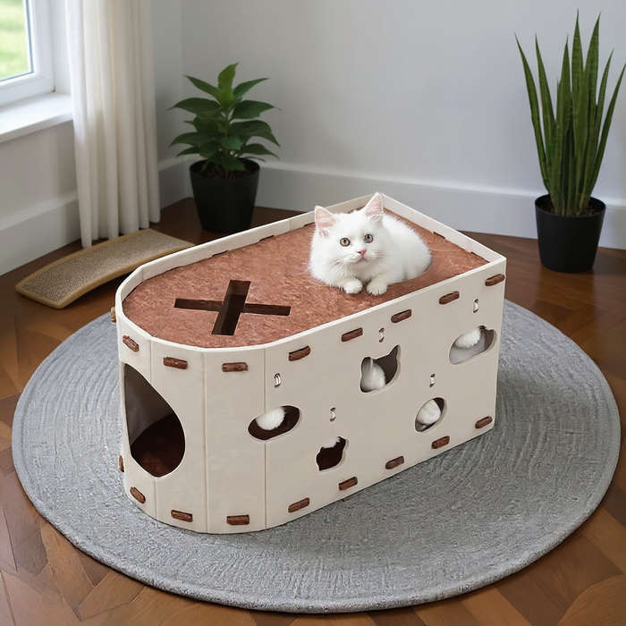 Pet supplies color Beige Color size Hole Nest