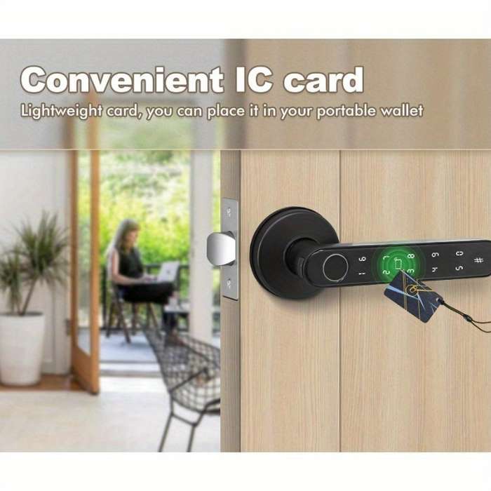 Lock Items 5 In 1 Smart Handle Lock