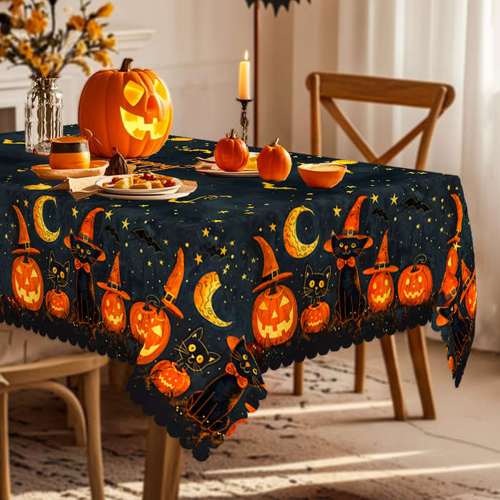 Halloween tablecloth decoration size Round 152.4152.4cm