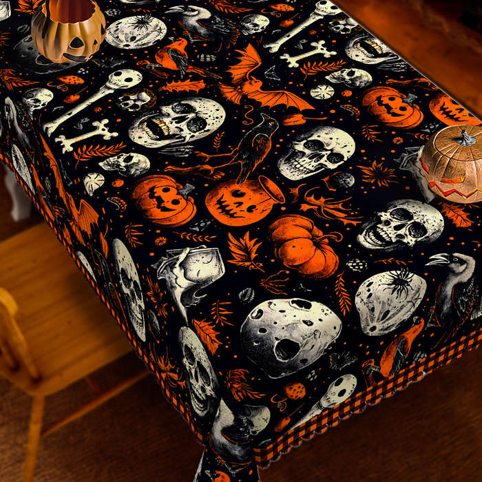 Halloween tablecloth decoration size Round 152.4152.4cm