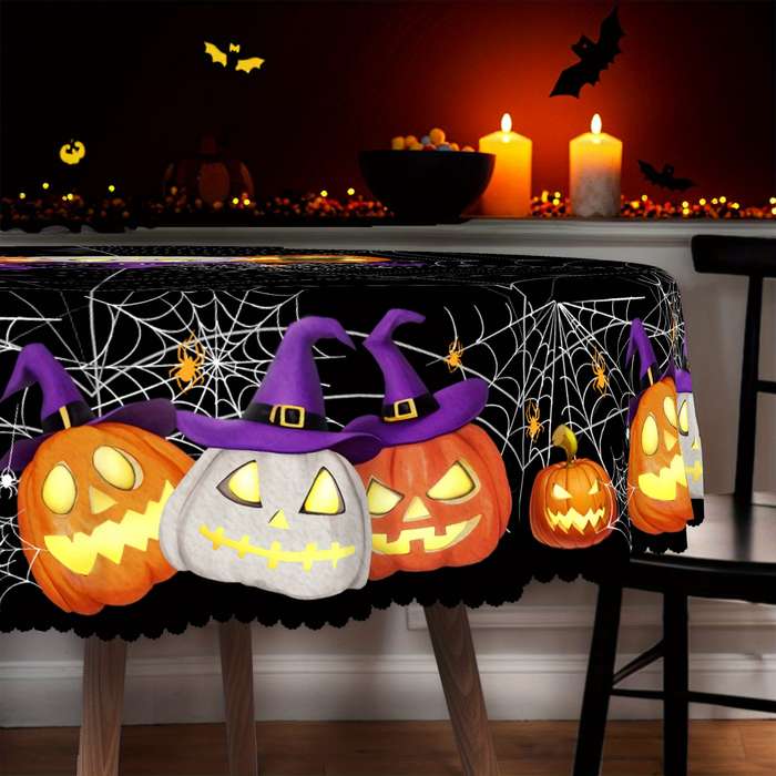 Halloween tablecloth decoration size Round 152.4152.4cm