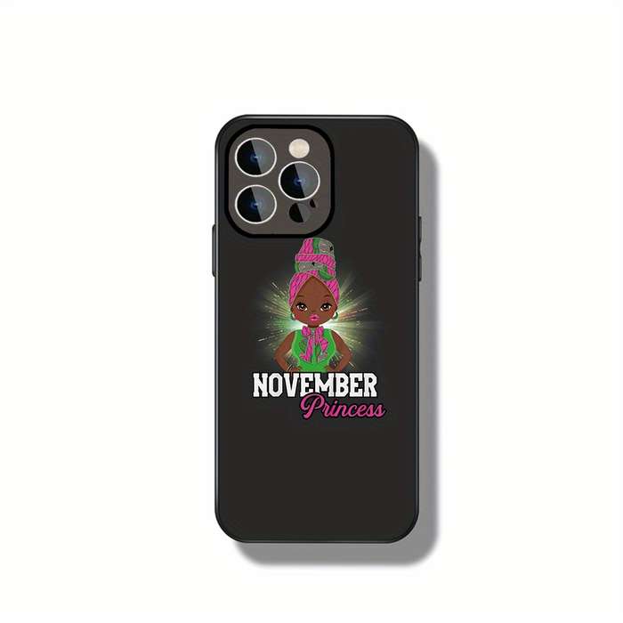 1Pc Ivory White For iPhone 16 The November Princess Phone Case