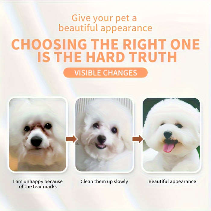 Pet supplies Quantity Pet Tear Stain Cleaner Two    Piece Set