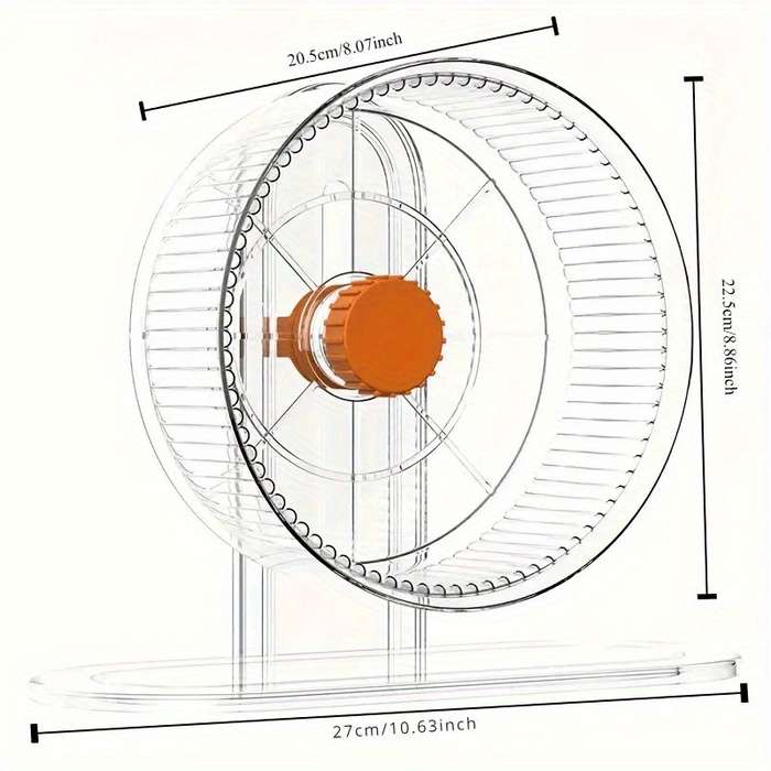 Pet supplies color 14cm Single Bearing Running Wheel  Add  Bracket      Transparent