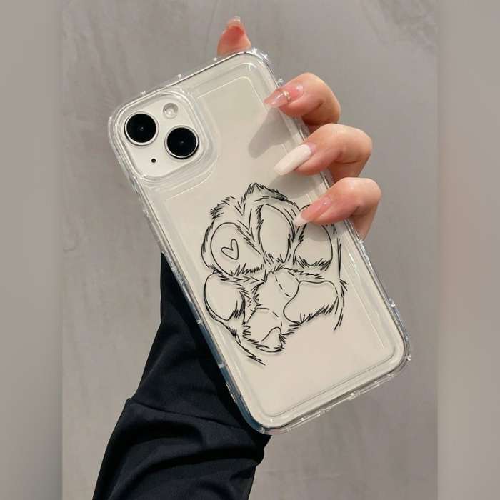 1Pc Transparent For iPhone Xr Phone Case Phone Cover