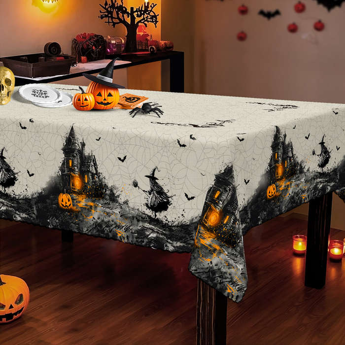Halloween tablecloth decoration size Round 152.4152.4cm