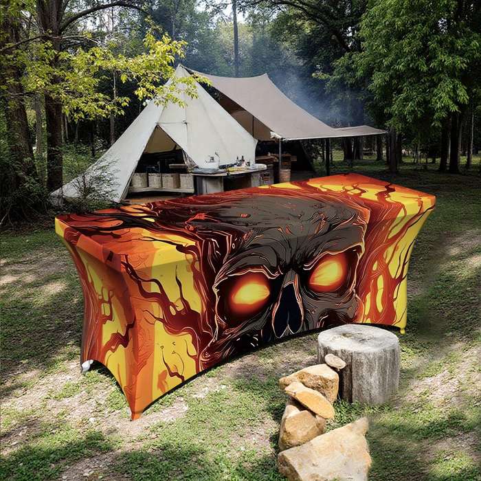 Halloween tablecloth decoration size 4FT
