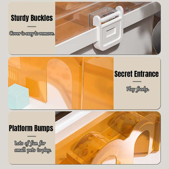 Pet supplies color 32 Hamster Cages  Standard Set  Orange