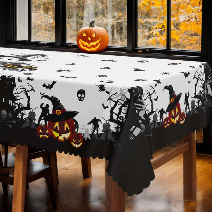Halloween tablecloth decoration size 60x102in or 152x260cm Rectangle