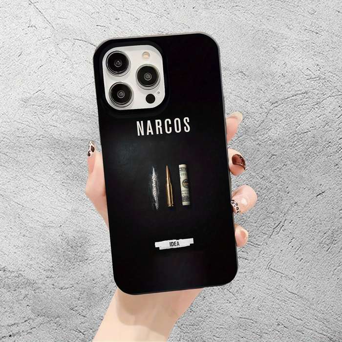 1Pc Black For iPhone 13 Pro Max Film And Television Phone Case